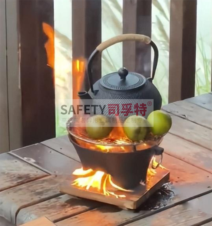 圍爐煮茶小貼士：火災(zāi)、中毒、燙傷需防范[精制鋼圍爐茶桌](圖1)