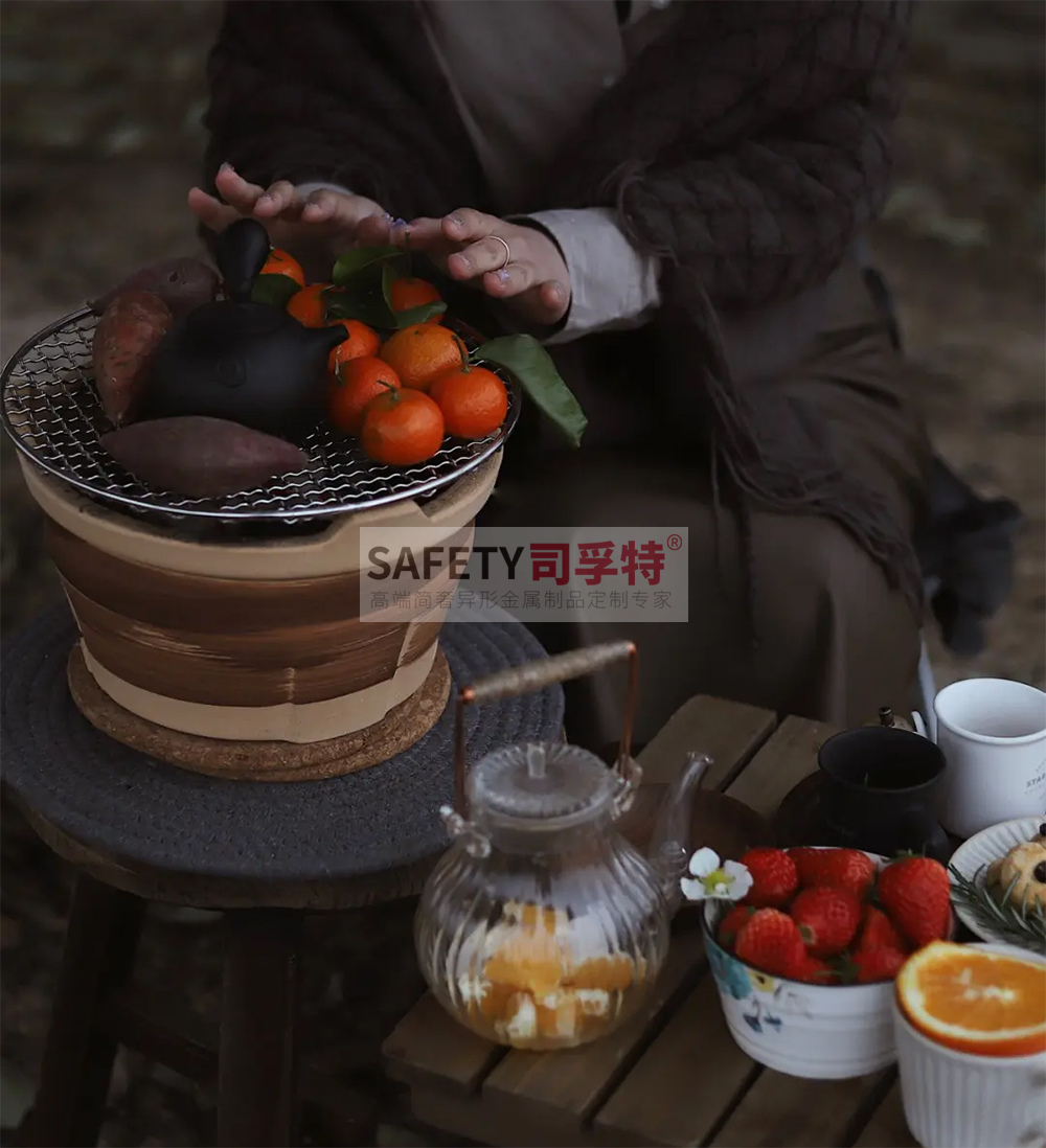 圍爐煮茶小貼士：火災(zāi)、中毒、燙傷需防范[精制鋼圍爐茶桌](圖3)
